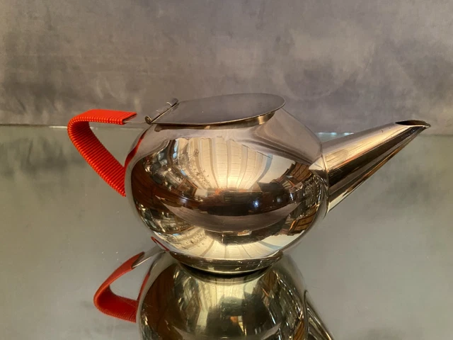 Théière en métal argenté WMF design Vintage 1960
