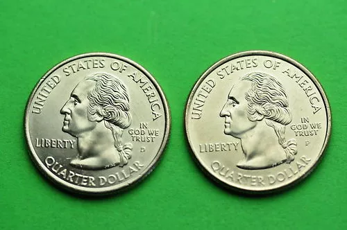 2009-P&D  BU Mint State (AMERICAN SAMOA) US Territory Quarters (2 coins