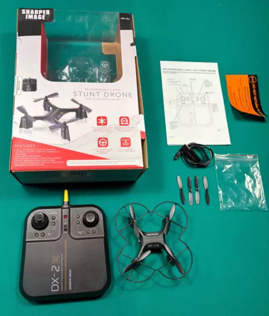 Sharper Image 2.4GHz RC  Stunt Drone w/ LED Lights. GREAT PRICE!  FREE SHIPPING!