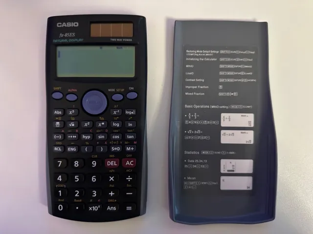 CASIO FX-85ES Wissenschaftlicher Taschenrechner