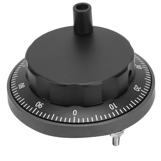 Six Terminal 100 Pulse VGM Handwheel 80mm with Differential output Metal Black