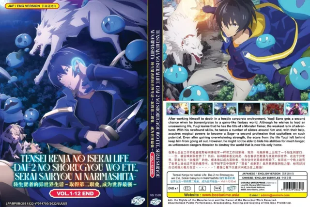 Isekai de Cheat Skill wo Te ni Shita Ore wa, Genjitsu Sekai wo mo Musou  Suru: Level Up wa Jinsei wo (DVD) (2023) Anime