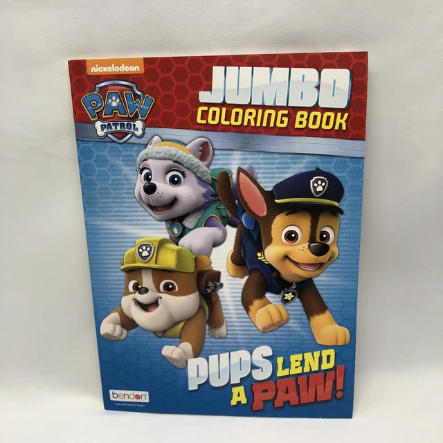 NICKELODEON PAW PATROL Jumbo Coloring and Activity Book Pups Lend a Paw
