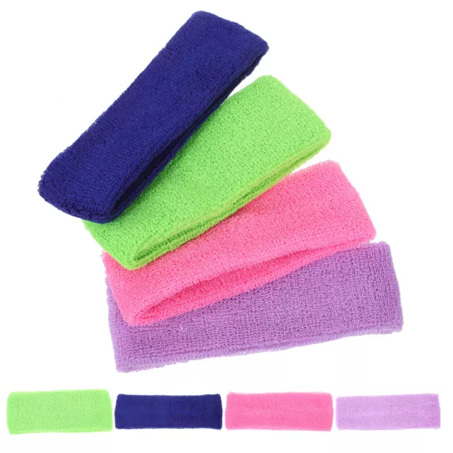 8 Pcs Professional Sweat Headband Yoga Accessory Sweat-absorbent Towel