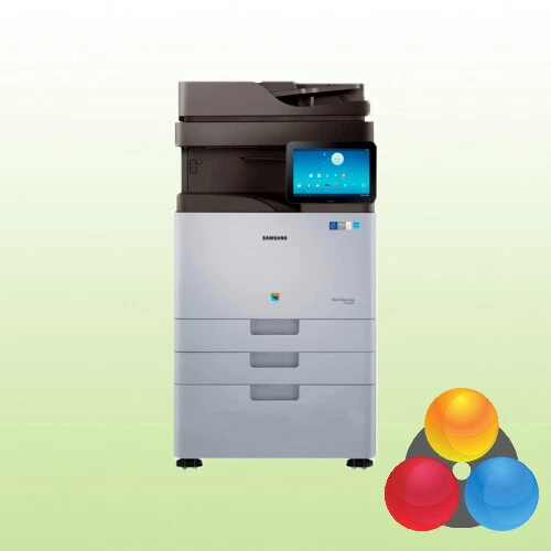 Samsung MultiXpress X7500LX Kopierer Drucker Toner C NEU 49.655 Blatt gedruckt