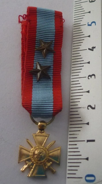 MÉDAILLE D'HONNEUR DE l'étoile civique -Armée Française WW2 (matériel original!) EUR 23,90