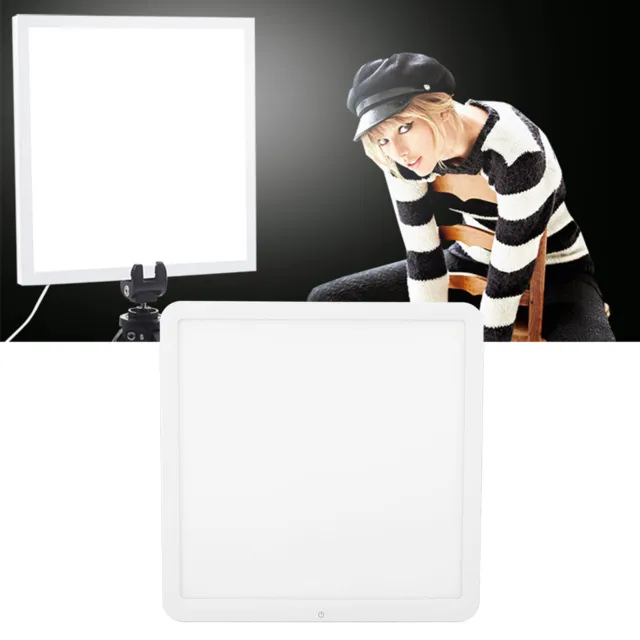 Panel de luz LED sin sombras 29x29 cm / 11.4x11.4 pulgadas fotografía luz inferior