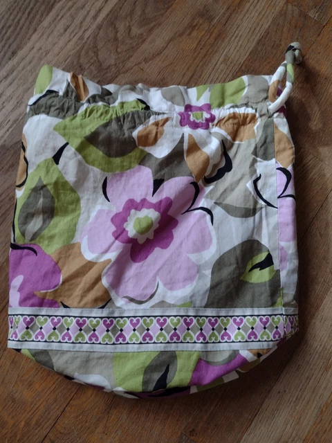 Vera Bradley Wet Dry Ditty Bag Swimsuit Plastic Lined Drawstring