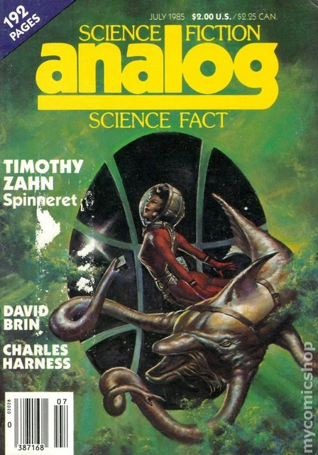 Analog Science Fiction/Science Fact Vol. 105 #7 VG 4.0 1985 Stock Image