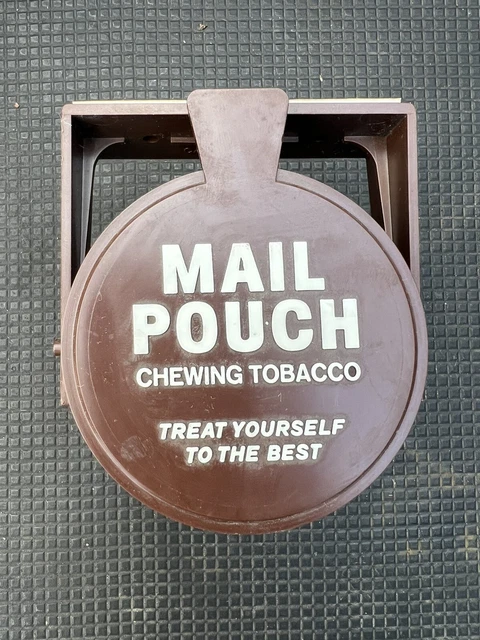 Vintage Mail Pouch Chewing Tobacco Carspidor Spittoon 1970s