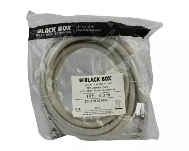 Black Box DB9 Extension Câble 10FT 3.0M EDN12H-0010-MF