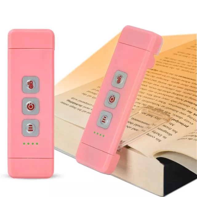 Wiederauf ladbar Buch Lese licht USB Mini-LED Tragbar Buch licht  Bücher würmer