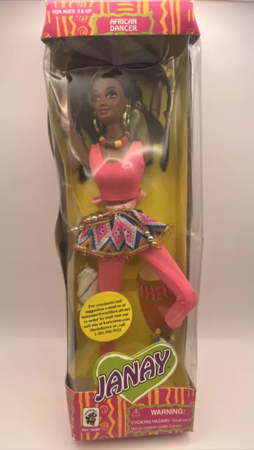 JANAY African Dancer Doll 1995 INTEGRITY Toys 10005 Pink (Damaged Box)Pls Read