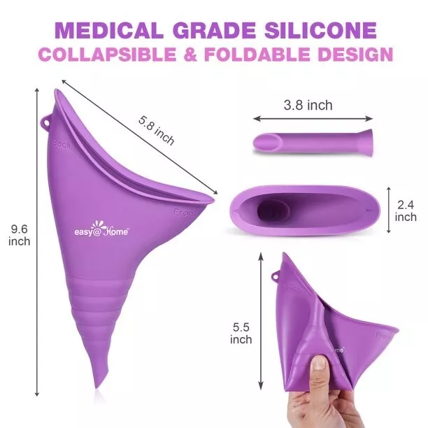 Easy@Home Female Urination Device, Portable Outdoor Urinal for Women EUD408 2