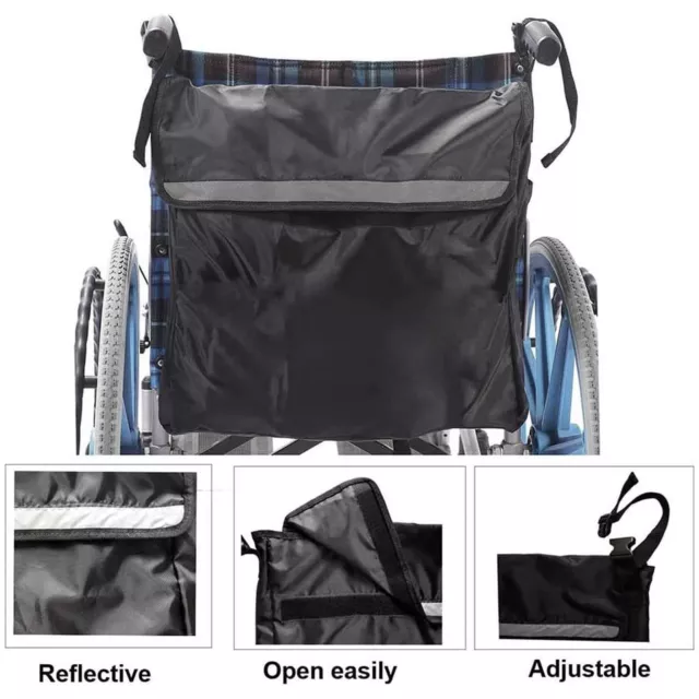 Wheelchair Backpack Bag Electric Wheel Chair Accessories Pouch For Back