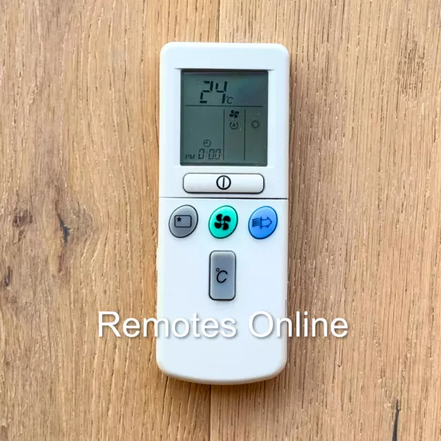 Hitachi Air Conditioner Replacement Remote Control RAR-2P2, RAR-3U1, RAR-3U3