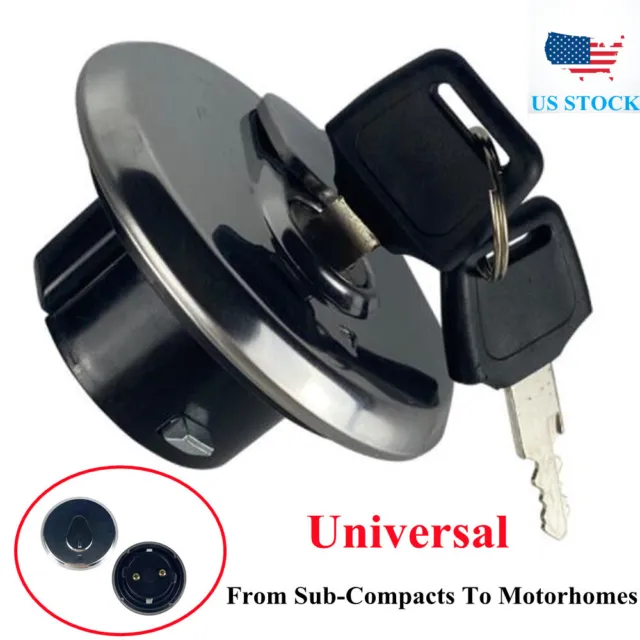 Modified Universal Motorcycle ATV Gas Fuel Tank Cap Cover Valve Breather Black