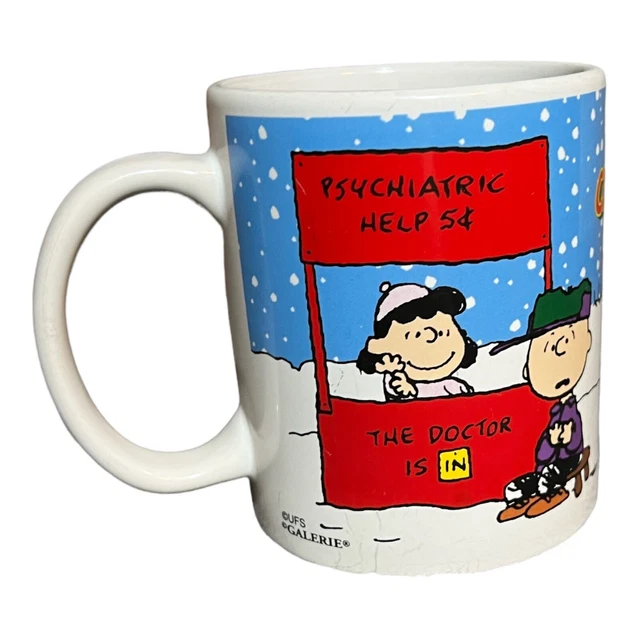 Galerie Peanuts Snoopy Christmas “Merry Christmas, Charlie Brown” Ceramic Mug
