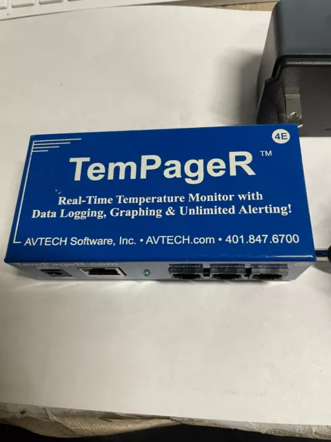 Avtech TemPageR 4e room alert - server room monitoring PREOWNED