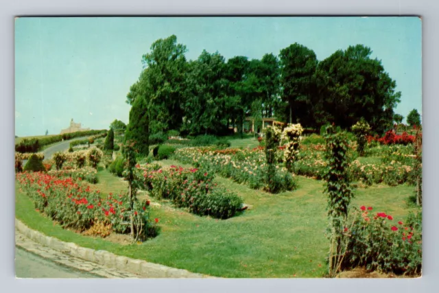 Hershey PA-Pennsylvania, Rose Gardens, Milton Hershey School, Vintage Postcard