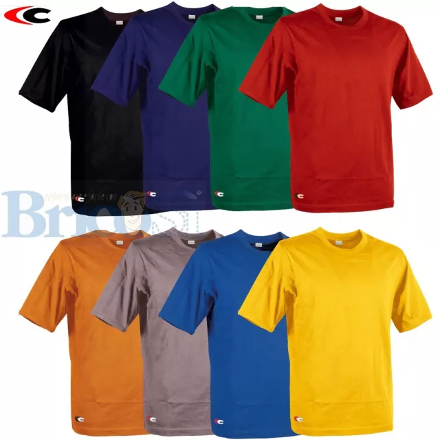 T-Shirt da Lavoro antinfortunistica Maglia maglietta cotone 100% Cofra Zanzibar