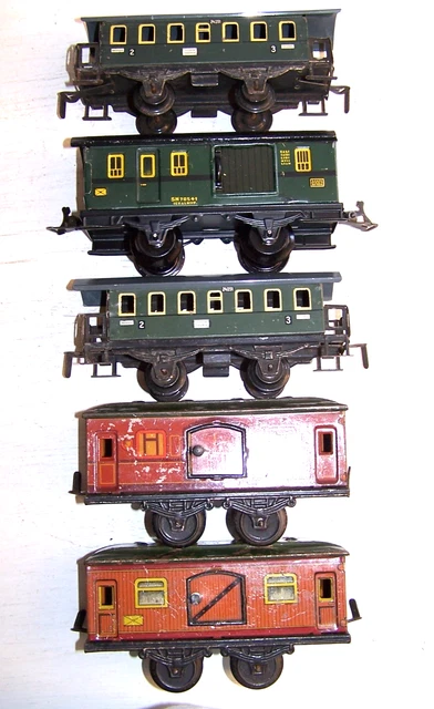 Wagon Marchandises BING échelle 0 (1/43) – Répaint Années 50 – Acier Embouti