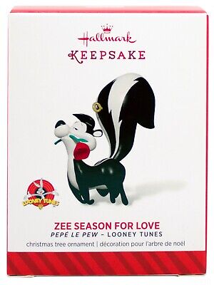 Pepe Le Pew Zee Season For Love NEW 2014 Hallmark Looney Tunes Ornament SKUNK