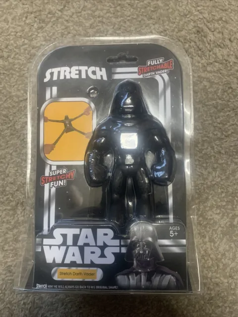 Star Wars Stretch Darth Vader Figure 16cm Tall, Fully Stretchable & Brand New ✅