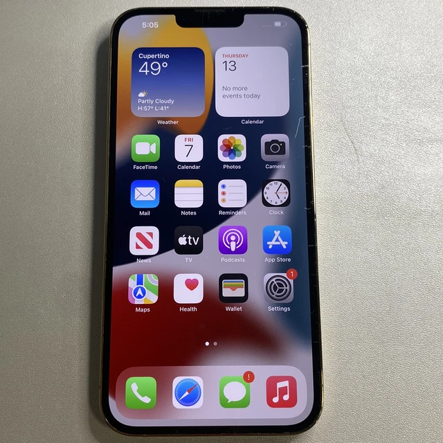 APPLE IPHONE 13 Pro Max 128GB Gold (Unlocked) (Read Description