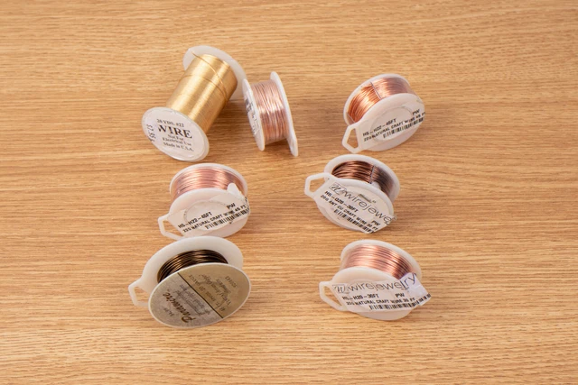 Crafting Wire 7 Spools Various Gauges and Colors