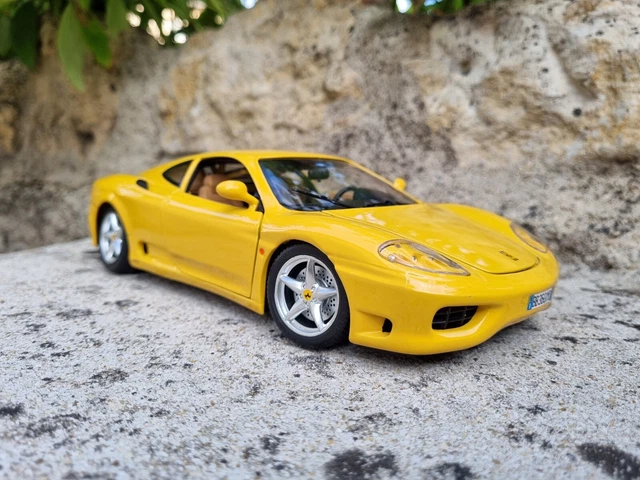 & Ferrari 360 modena jaune 1/18 Burago