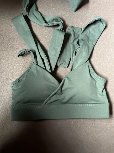 FABLETICS Sport-BH zum Wickeln Grösse XS Waldgrün Softbra