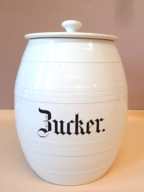 Villeroy & Boch Dresden große Zuckerdose mit Deckel Vorratsdose Pot 1876-1945