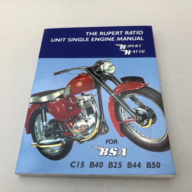 Rupert ratio unit single engine manual book