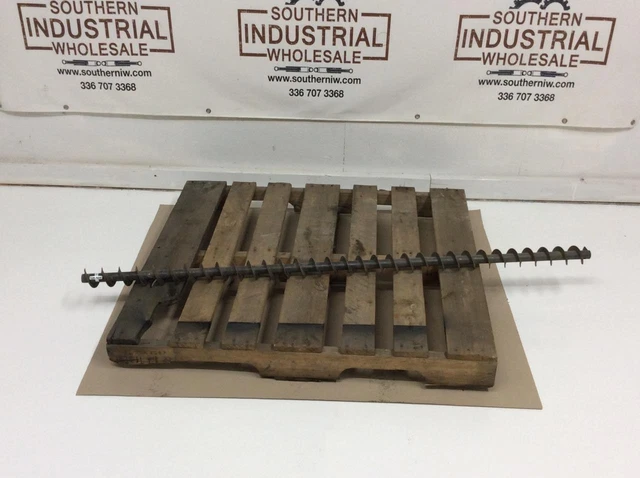 Conveyor Screw Auger 67"L 8"Screw Dia. 9"Pitch 2-1/2"OD 1-1/2"ID