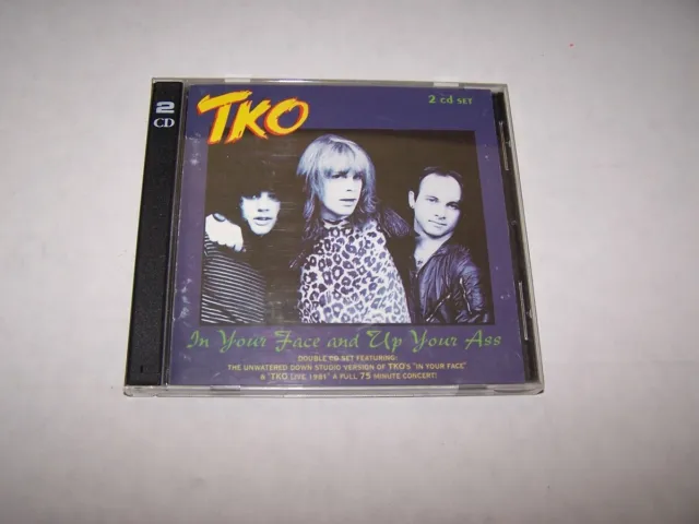 TKO - In Your Face And Up Your Ass CD 2xcd Heavy Metal