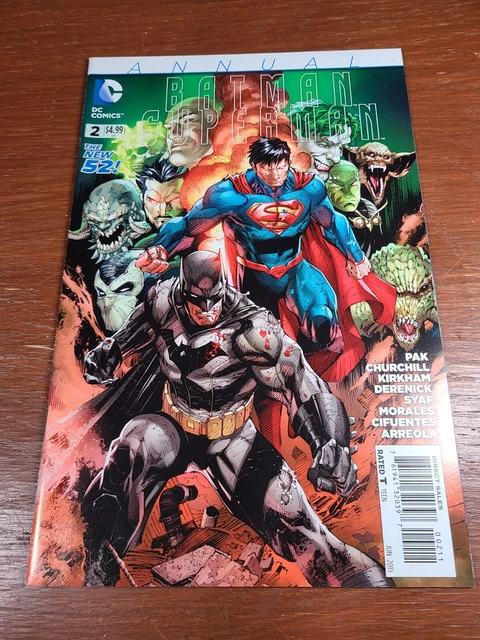 Batman Superman Annual #2 (DC Comics 2015) 1st Print Direct Sales NM/ M 2