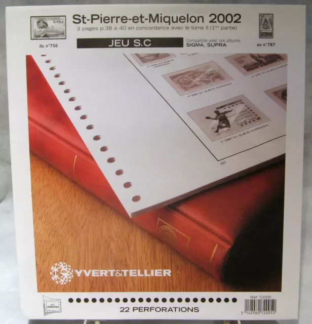 Yvert et Tellier - JEU ST PIERRE et MIQUELON S.C. 2002 (Avec Pochettes)