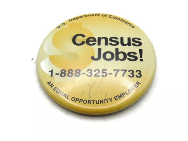 Census Jobs ! con Lettere Pin STATI UNITI Dipartimento Di Commerce