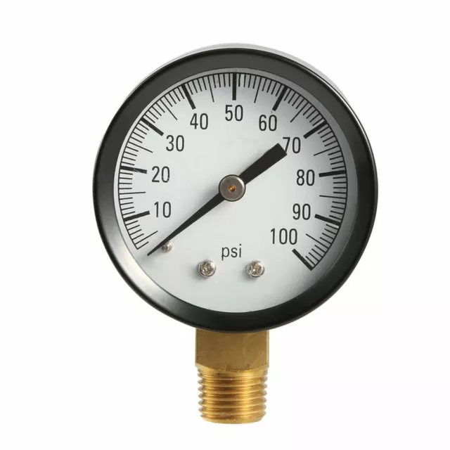 Simmons 1305 0-100 PSI 1/4" Well Pump Water Pressure Gauge TS50-100PSI 3