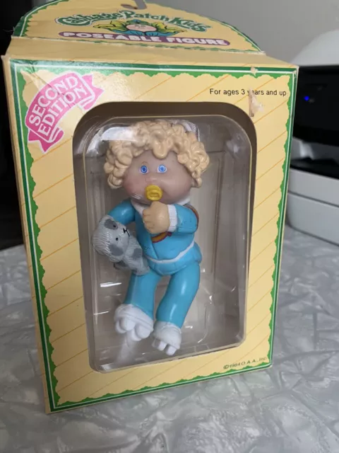 Vintage 1985 Second Edition Cabbage Patch Kids Poseable Figure New In Package