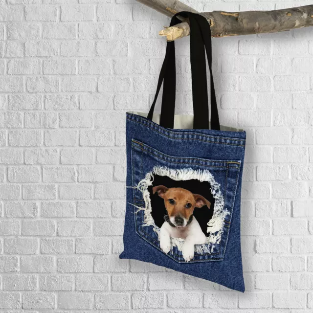 Jack Russell Terrier Gifts for Dog Lovers Owners|Tote Bag with Dogs on 3