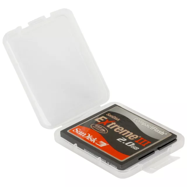 Poppstar - 10x Enveloppe de protection de carte mémoire Compact Flash (CF), de 3