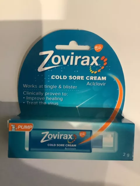 Zovirax Cold Sore Cream 2g Fast cold sore relief