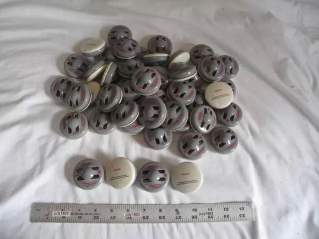 (50) Alpha Ink Tags Round Security Anti-Theft Retail Cothing with pins (zz)