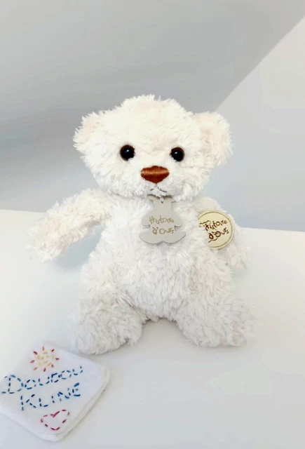 RB / Peluche Vintage Ours Rouge Pyjama Perfectel Damart Yeux Dormeurs 32Cm Ttbe EUR 24,90 - FR