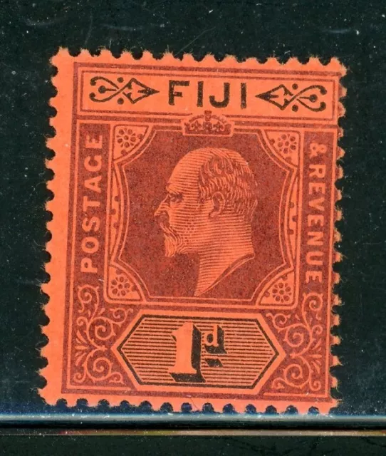 FIJI 60 SG105 MH 1903 1p vio & blk/red KEVII Wmk Crown CA CV$20