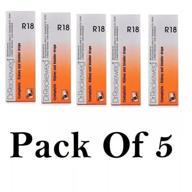 Pack de gouttes Dr Reckeweg R18 22 ml de 5 gouttes homéopathiques en vente...