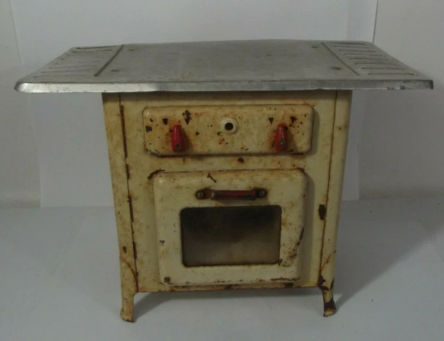 Jouet Ancien Gazinière La Benjamine CS Jouets - Cuisinière Miniature Vintage