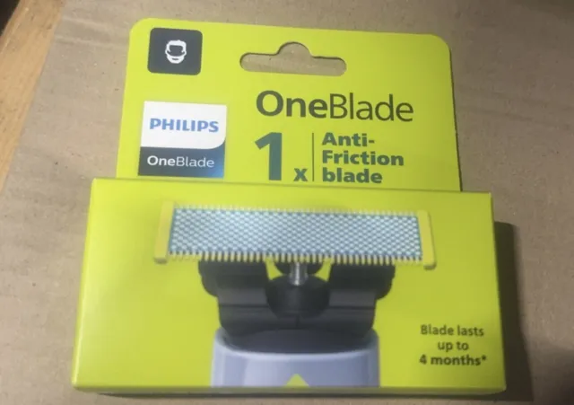 Lot de 2 boîtes de 1 lame de rasoir Philips OneBlade neuves